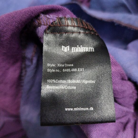 Minumum Women’s Sleeveless Tiered Tie-Dye Dress Size 38 - Picture 7 of 7